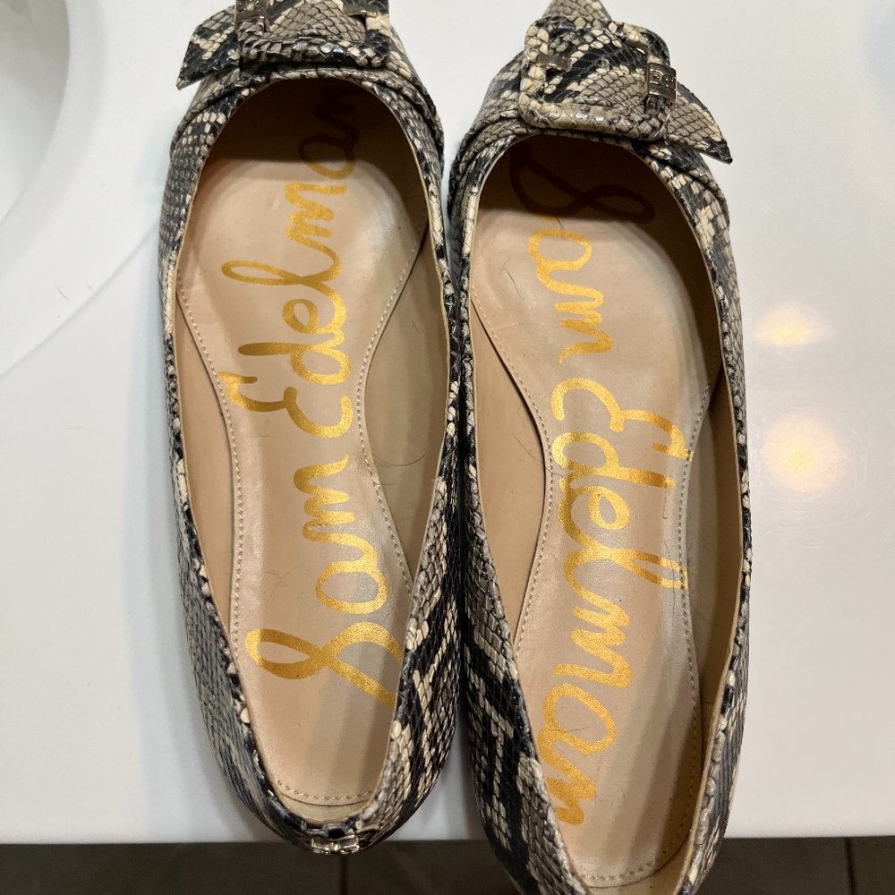 Sam Edelman Snakeskin Flats